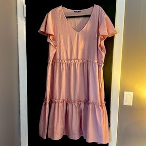 Pink Silky Dress 3x